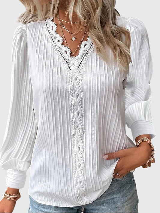 Alina Women's Pullover Blouse | Elegant Tailored Fit 0