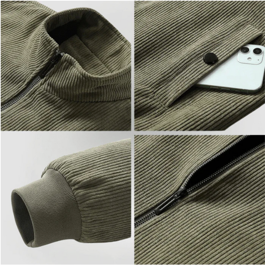 Ashford Corduroy Jacket | Sherpa Lined, Warm Comfort