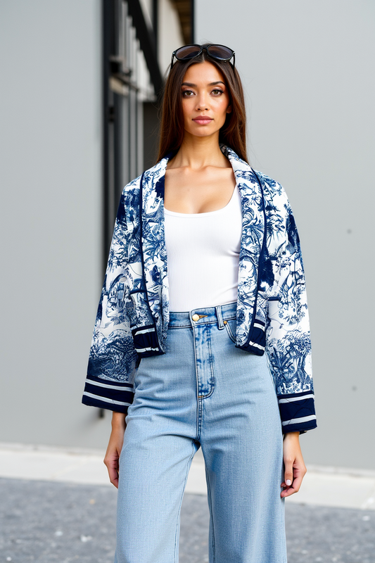 Aurielle Women's Quilted Jacket | Floral Pattern, Lightweight Comfort 0