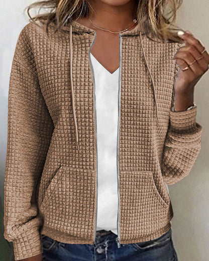 Caden Men's Hoodie | Textured Fabric, Relaxed Fit 4