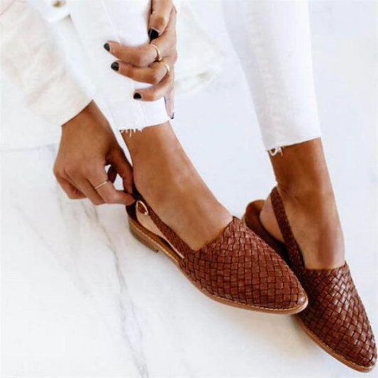 Dara Ballerina Flats | Elegant Vegan Leather, Lightweight Comfort for Women