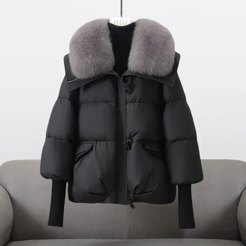 Dara Women's Winter Jacket | Padded, Wide Collar, Relaxed Fit 1