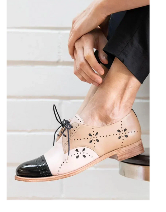 Diora Two-Tone Loafers | Stylish, Comfortable Footwear for Women
