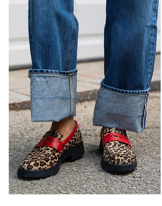 Fiora Black Loafers for Women | Stylish, Comfortable Fit