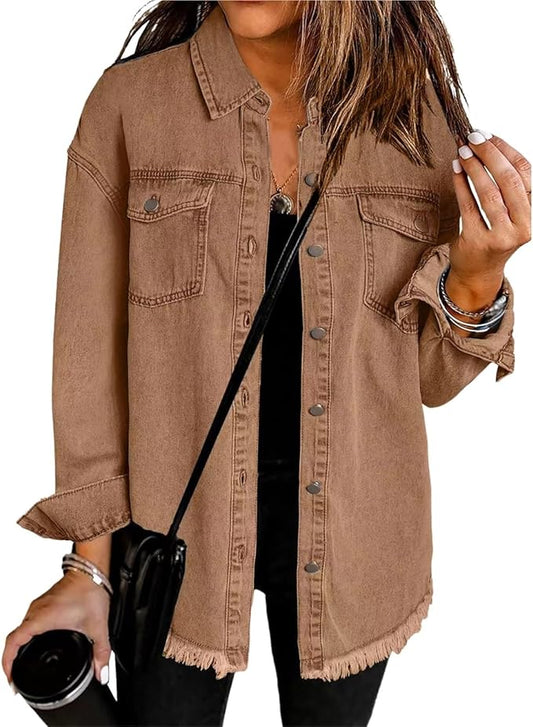 Gatsby Denim Jacket | Classic Fit, Durable Fabric for Women