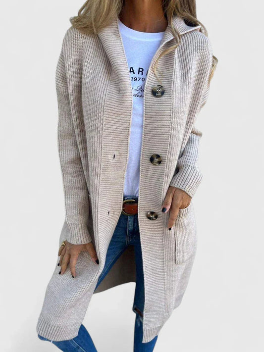 Giulyanrah Women's Cardigan | Comfortable Longline with Pockets 0