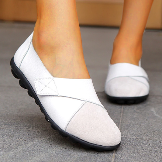 Glen Loafers for Women | Premium Split Leather, Lightweight Cushion