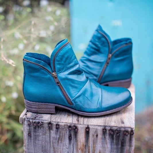 Heidi Women’s Ankle Boots with Trendy Leather Design 0