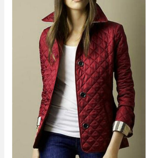 Irina Women's Buttoned Collar Jacket | Long Sleeve, Elegant Design 0