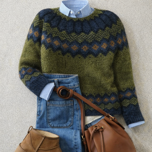 Jara Women's Sweater | Ultra-Soft Nordic Knit, Relaxed Fit 0