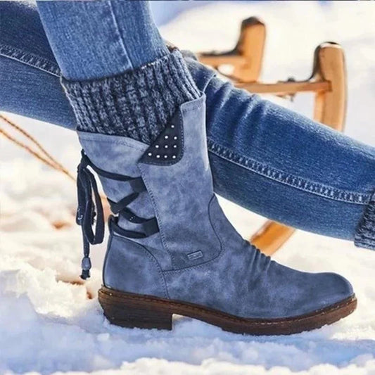 Juno Women's Ankle Boots with Cushioned Insole and Supportive Fit 0