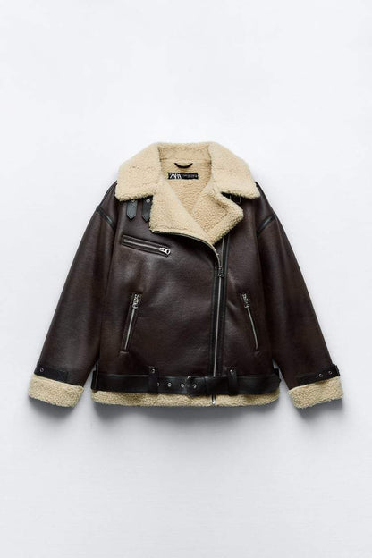 Karis Jacket | Faux Lapels, Water-Repellent Fabric