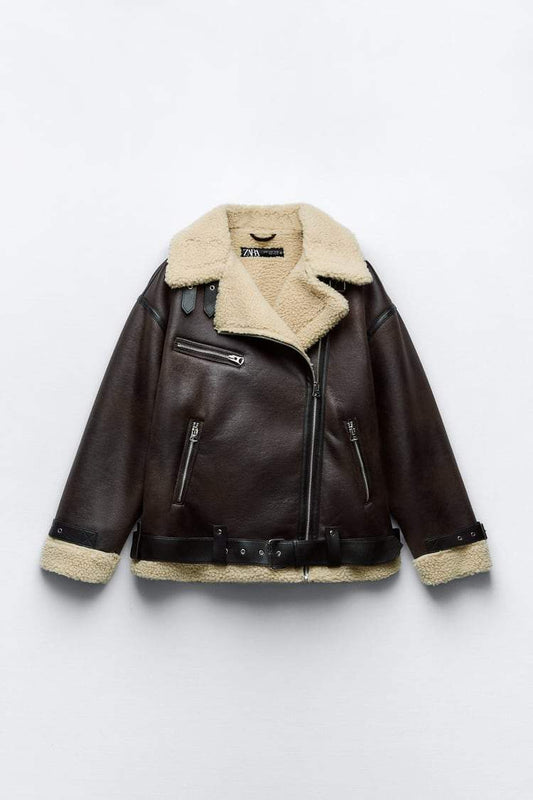 Karis Jacket | Faux Lapels, Water-Repellent Fabric