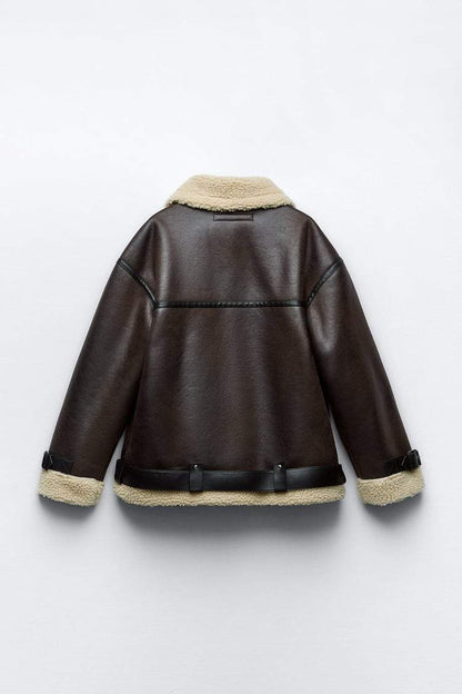 Karis Jacket | Faux Lapels, Water-Repellent Fabric