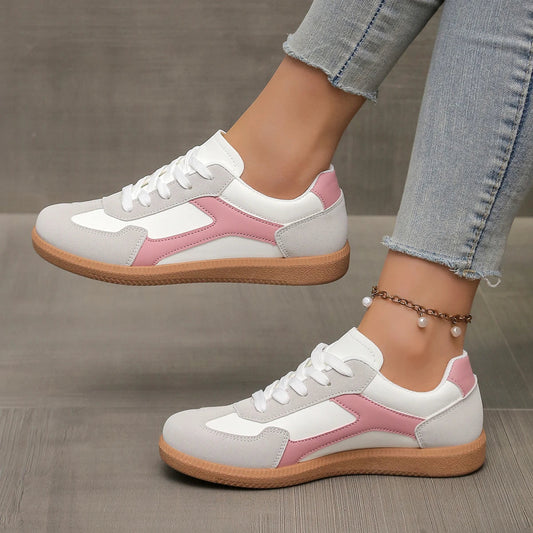 Liora Lifestyle Sneakers | Full Leather Upper, Gum Sole