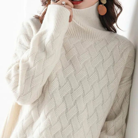 Soren Women's Cashmere Sweater | Luxurious Turtleneck, Elegant Design 0