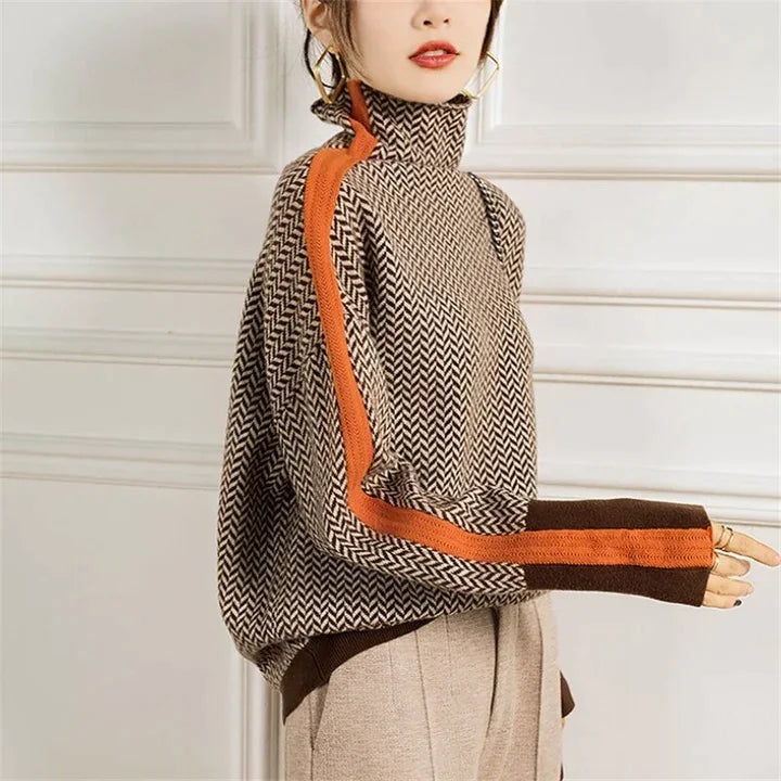 Talia Women's Turtleneck Sweater | Soft Fabric, Classic Fit 0