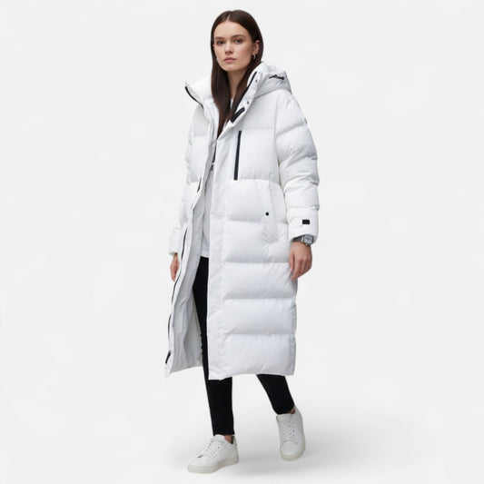 Valmonti Women’s Long Puffer Jacket | Insulated, Waterproof 0
