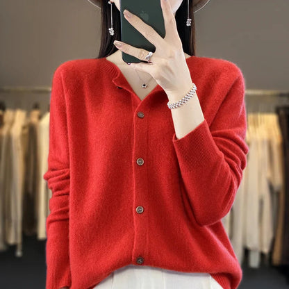 Vera Women's Buttoned Cardigan | Soft Fabric, Elegant Design 9
