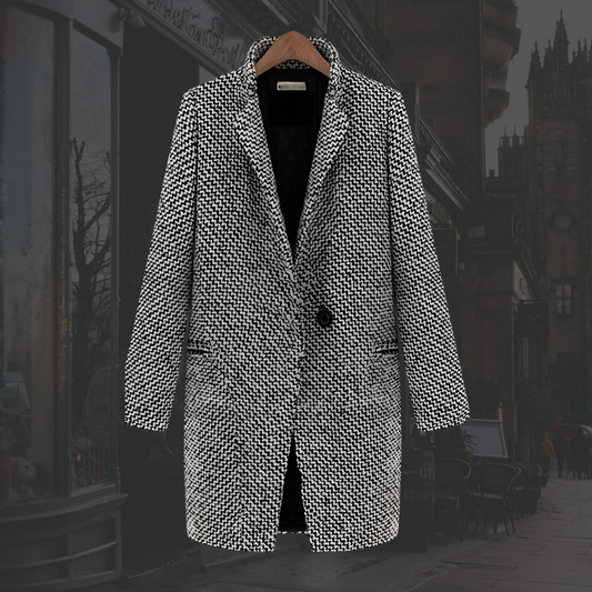 Vera Women's Coat | Elegant Wool Trench Coat for Winter Warmth