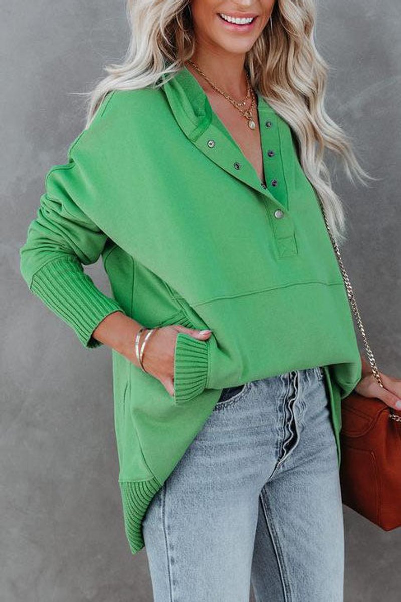 Waverly Women's Oversized Hoodie | Snap-Button Placket, Relaxed Fit 3