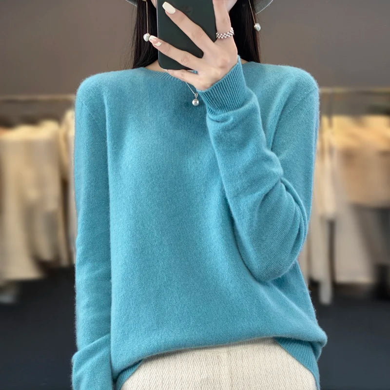 Willa Women's Cashmere Sweater | Classic Fit, Luxurious Comfort 0