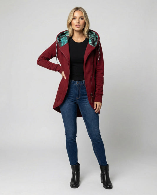 Wren Women's Insulated Jacket | Warm Cotton Blend, Hooded 0