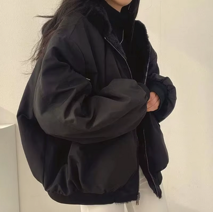 Wynter Reversible Jacket | Double-Sided, Sheepskin Lining