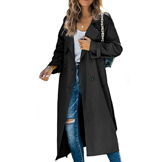 Zara Women's Trench Coat | Long, Stylish Transitional Jacket